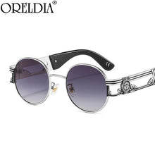 Load image into Gallery viewer, Vintage Round Sunglasses Women Retro Punk Metal Frames Sun Glasses Sunshade Eyewear Men  Brand Big Frame Eyeglasses UV400