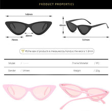 Load image into Gallery viewer, Vintage Sexy Cat Eye Sun glasses Women's 2023 Brand Design Snglasse Ladies Female Sun Glasses UV400 gafas de sol mujer