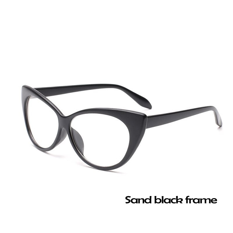 Vintage Small Cat Eye Glasses Frames Women 2023 Sexy Optical Computer Glasses Classic Black Eyeglasses Men