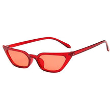 Load image into Gallery viewer, Vintage Small Cat Eye Sunglasses Women 2023 Brand Retro Points Women's Sun Glasses Superstar Female Leopard Cateye glasses