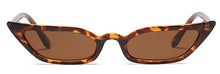 Load image into Gallery viewer, Vintage Small Cat Eye Sunglasses Women 2023 Brand Retro Points Women's Sun Glasses Superstar Female Leopard Cateye glasses