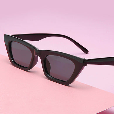 Vintage Small Cat Eye Sunglasses Women Brand Designer Square Sun Glasses Female Candy Colors Mirror Oculos De Sol
