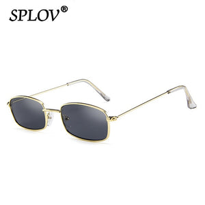 Vintage Small Rectangle Sunglasses Men Women Retro Metal Frame Sun Gla –  Cinily