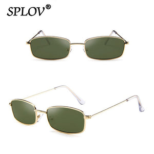 Vintage Small Rectangle Sunglasses Men Women Retro Metal Frame Sun Glasses Stylish  Shades Male Female Gafas de Sol UV400