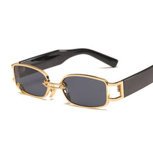 Load image into Gallery viewer, Vintage Small Rectangle Women Men  Brand Designer Sun Glasses Retro Punk Style Shades Hip Hop Metal Oculos De Sol