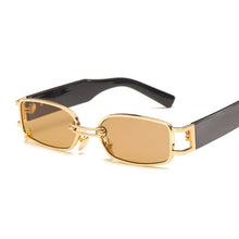 Load image into Gallery viewer, Vintage Small Rectangle Women Men  Brand Designer Sun Glasses Retro Punk Style Shades Hip Hop Metal Oculos De Sol