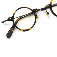 Load image into Gallery viewer, Vintage Small Round 36mm Hand Made Eyeglass Frames Titanium Acetate Full Rim Rx able Optical Men Women