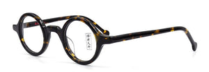 Vintage Small Round 38mm John Lennon Johnny Depp Japanese Hand Made Wooden Eyeglass Frames Myopia Rx able Glasses