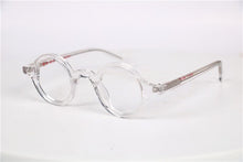 Load image into Gallery viewer, Vintage Small Round 38mm John Lennon Johnny Depp Japanese Hand Made Wooden Eyeglass Frames Myopia Rx able Glasses