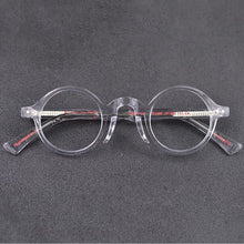 Load image into Gallery viewer, Vintage Small Round 40mm Eyeglass Frames Hand Made Acetate Full Rim able