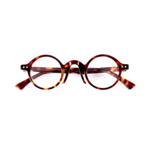Load image into Gallery viewer, Vintage Small Round 40mm Eyeglass Frames Hand Made Acetate Full Rim able