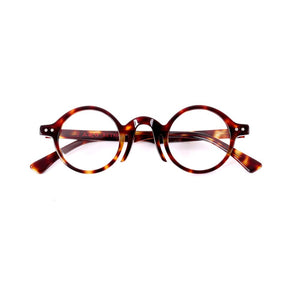 Vintage Small Round 40mm Eyeglass Frames Hand Made Acetate Full Rim able