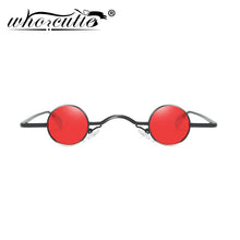 Load image into Gallery viewer, Vintage Small Round Sunglasses Women Brand Design Black Frame 90s Steampunk Goggles Circle Lens Sun Glasses Shades S136