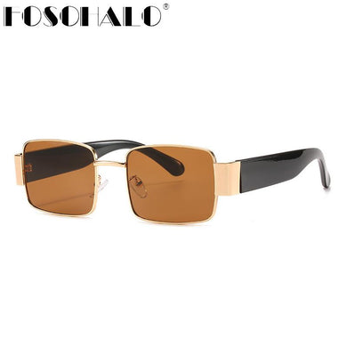 Vintage Small Square Steampunk Sunglasses Women Men Brand Designer Metal Frame Sun Glasses Female Retro Gothic Punk Eyewear