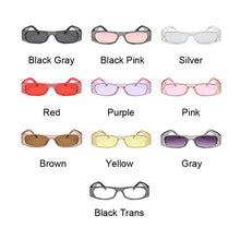 Load image into Gallery viewer, Vintage Small Square Sunglasses Women Imitation Diamond Sun Glasses Female Retro Evening Party Eyewear Oculos De Sol