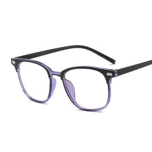 Load image into Gallery viewer, Vintage Square Anti Blue Light Glasses Frame Lens Myopia Optical Mirror Simple Metal Women Men Transparent Eyewear Frames