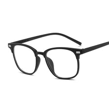 Load image into Gallery viewer, Vintage Square Anti Blue Light Glasses Frame Lens Myopia Optical Mirror Simple Metal Women Men Transparent Eyewear Frames