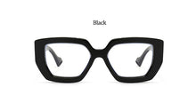 Load image into Gallery viewer, Vintage Square Big Frame Glasses Frame  wood frame glasses Female Transparent Optical Green Eyeglasses