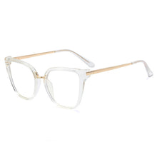 Load image into Gallery viewer, Vintage Square Cat Eye Anti-blue Light Glasses Frames Men Women Optical Computer Glasses