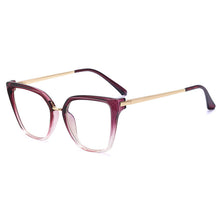 Load image into Gallery viewer, Vintage Square Cat Eye Anti-blue Light Glasses Frames Men Women Optical Computer Glasses