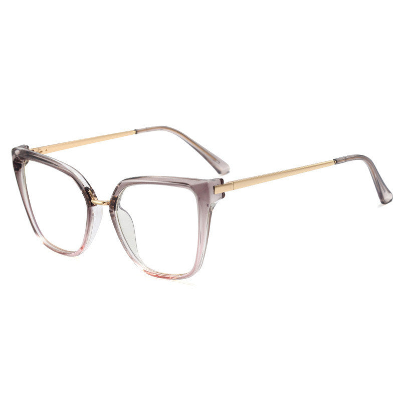 Vintage Square Cat Eye Anti-blue Light Glasses Frames Men Women Optical Computer Glasses
