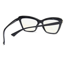 Load image into Gallery viewer, Vintage Square Clear Glasses Women 2023 Transparent Lens Cat Eye Fake Glasses Spectacle Frame Anti Blue Light Eyeglasses