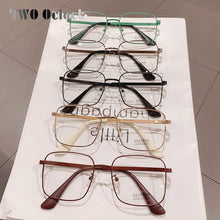 Load image into Gallery viewer, Vintage Square Eyeglass Frame Women Men Brand Designer Anti Blue Light Glasses Frame Optic Prescription Myopia 0 Diopter Oculos
