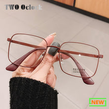 Load image into Gallery viewer, Vintage Square Eyeglass Frame Women Men Brand Designer Anti Blue Light Glasses Frame Optic Prescription Myopia 0 Diopter Oculos