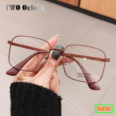 Vintage Square Eyeglass Frame Women Men Brand Designer Anti Blue Light Glasses Frame Optic Prescription Myopia 0 Diopter Oculos