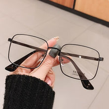 Load image into Gallery viewer, Vintage Square Eyeglass Frame Women Men Brand Designer Anti Blue Light Glasses Frame Optic Prescription Myopia 0 Diopter Oculos