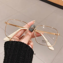 Load image into Gallery viewer, Vintage Square Eyeglass Frame Women Men Brand Designer Anti Blue Light Glasses Frame Optic Prescription Myopia 0 Diopter Oculos