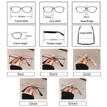 Load image into Gallery viewer, Vintage Square Eyeglass Frame Women Men Brand Designer Anti Blue Light Glasses Frame Optic Prescription Myopia 0 Diopter Oculos