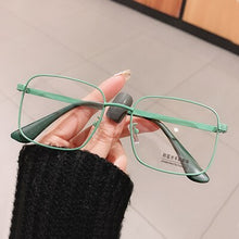 Load image into Gallery viewer, Vintage Square Eyeglass Frame Women Men Brand Designer Anti Blue Light Glasses Frame Optic Prescription Myopia 0 Diopter Oculos