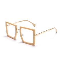 Load image into Gallery viewer, Vintage Square Eyeglasses Women Retro Overized Glasses Clear Lens Ladies Optical Eyeglasses Classic Spectacle Frames
