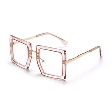 Load image into Gallery viewer, Vintage Square Eyeglasses Women Retro Overized Glasses Clear Lens Ladies Optical Eyeglasses Classic Spectacle Frames