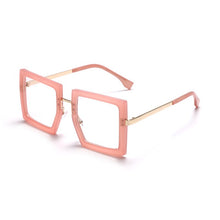 Load image into Gallery viewer, Vintage Square Eyeglasses Women Retro Overized Glasses Clear Lens Ladies Optical Eyeglasses Classic Spectacle Frames