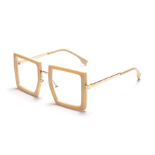 Load image into Gallery viewer, Vintage Square Eyeglasses Women Retro Overized Glasses Clear Lens Ladies Optical Eyeglasses Classic Spectacle Frames