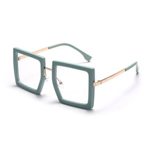 Load image into Gallery viewer, Vintage Square Eyeglasses Women Retro Overized Glasses Clear Lens Ladies Optical Eyeglasses Classic Spectacle Frames