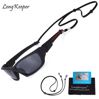 Vintage Square Fishing Men Sunglasses Polarized Glasses With Sport Lanyard Brand Design Driving Sun Glasses For Women