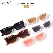 Load image into Gallery viewer, Vintage Square Frame Sunglasses Women&#39;s 2023  V Sunglasses Men&#39;s Rectangular Jelly Metal Hinged Sunglasses UV400
