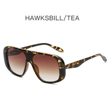 Load image into Gallery viewer, Vintage Square One Piece Sunglasses Eye Wear Vintage Unisex Brand Designer Flat Top Clear Gradient Sun Glasses Shades UV400