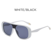 Load image into Gallery viewer, Vintage Square One Piece Sunglasses Eye Wear Vintage Unisex Brand Designer Flat Top Clear Gradient Sun Glasses Shades UV400