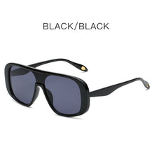 Load image into Gallery viewer, Vintage Square One Piece Sunglasses Eye Wear Vintage Unisex Brand Designer Flat Top Clear Gradient Sun Glasses Shades UV400