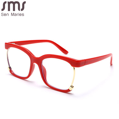 Vintage Square Optical Anti-blue Glasses Frames Women Clear Optical Spectacles Unisex Computer Eyewear Prescription Glasses