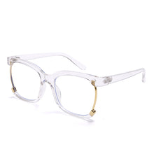 Carica l&#39;immagine nel visualizzatore di Gallery, Vintage Square Optical Anti-blue Glasses Frames Women Clear Optical Spectacles Unisex Computer Eyewear Prescription Glasses