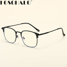 Load image into Gallery viewer, Vintage Square Optical Eye Glasses Frames Metal Men Classic Business Clear Transparent Frame Eyeglasses oculos