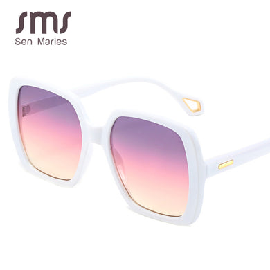 Vintage Square Oversized Sunglasses Women 2023 Retro Gradient Sun Glasses Lady Male Brand Designer Retro Shades gafas oculos