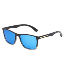 Carica l'immagine nel visualizzatore di Gallery, Occhiali da sole da uomo polarizzati quadrati vintage Occhiali da sole riflettenti per immersioni subacquee Occhiali da sole da uomo Protezione UV Occhiali Gpggles Shades 