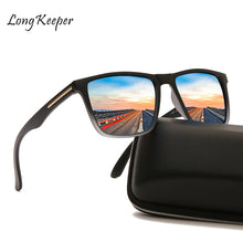 Carica l'immagine nel visualizzatore di Gallery, Occhiali da sole da uomo polarizzati quadrati vintage Occhiali da sole riflettenti per immersioni subacquee Occhiali da sole da uomo Protezione UV Occhiali Gpggles Shades 