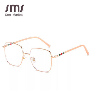 Vintage Square Prescription Frame Glasses Men Optical Eyeglasses Women Eyewear Anti Blue Light Glasses Clear Computer Glasses